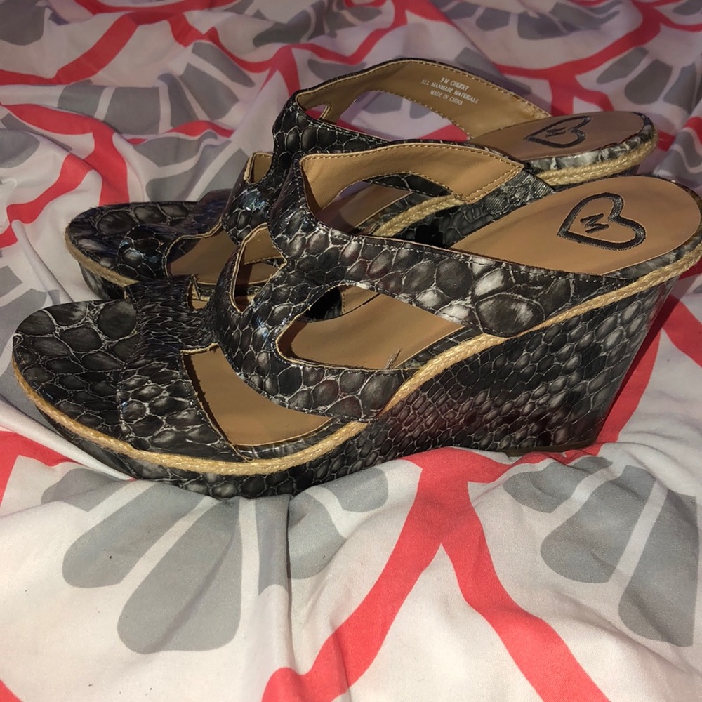 Snake Skin Heels